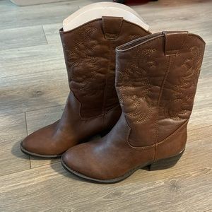 American Eagle Women’s Brown Cowgirl Boots Size 7.5